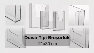 Duvar Tipi A4 Cep Broş&uuml;rl&uuml;k